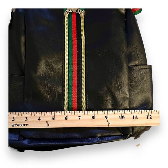 Luxury Zippered Pockets Mini Backpack Unisex OS - Preppy Streetwear Skater NWT - Picture 5 of 8